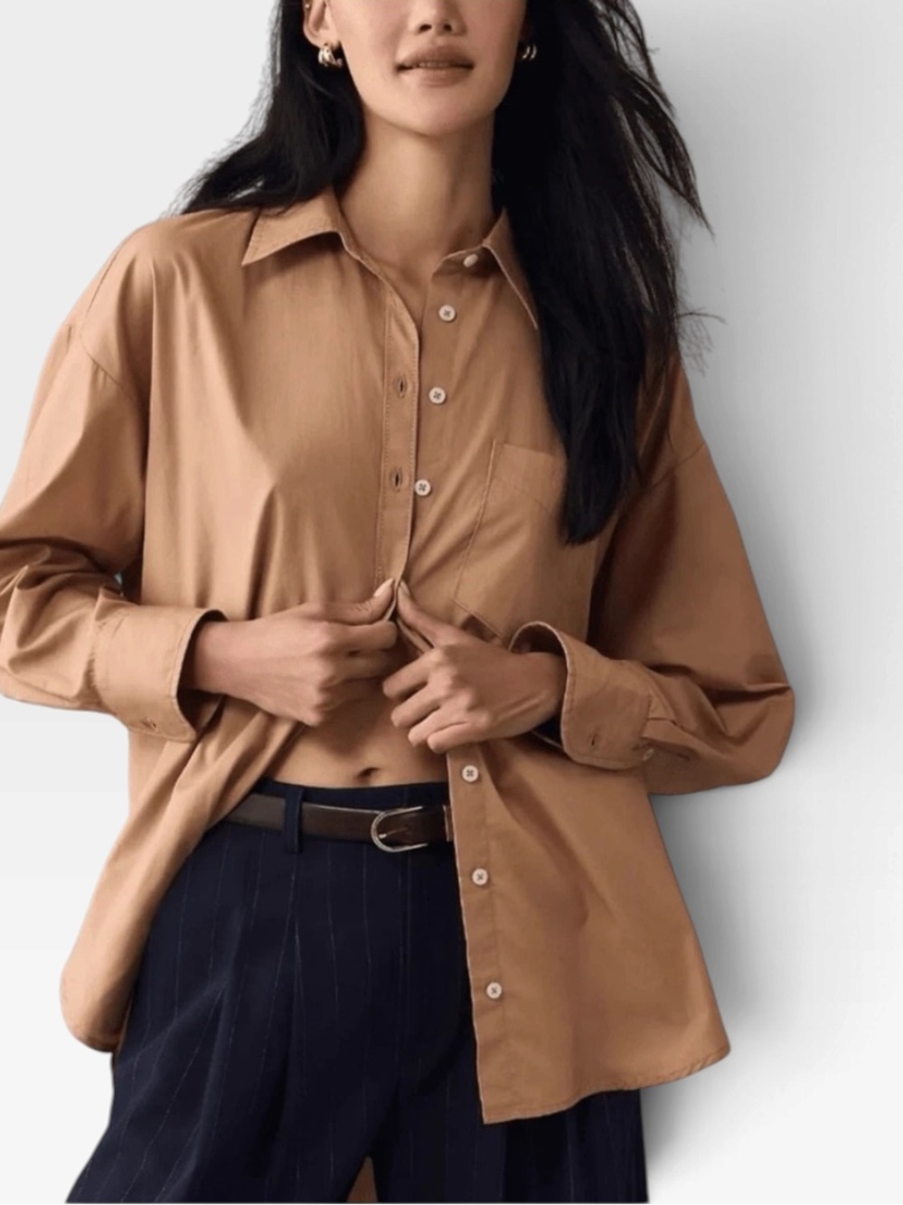 Anthropologie Maeve Bennet Buttondown Shirt